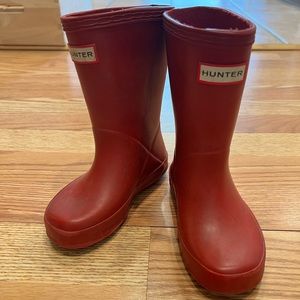 Red Hunter Boots
